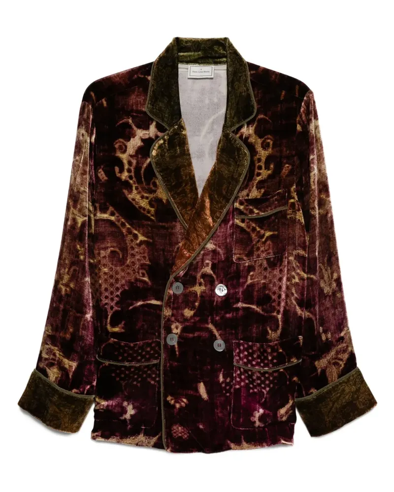 Pierre-Louis Mascia Kanpur Blazer aus Samt - Rot Rot