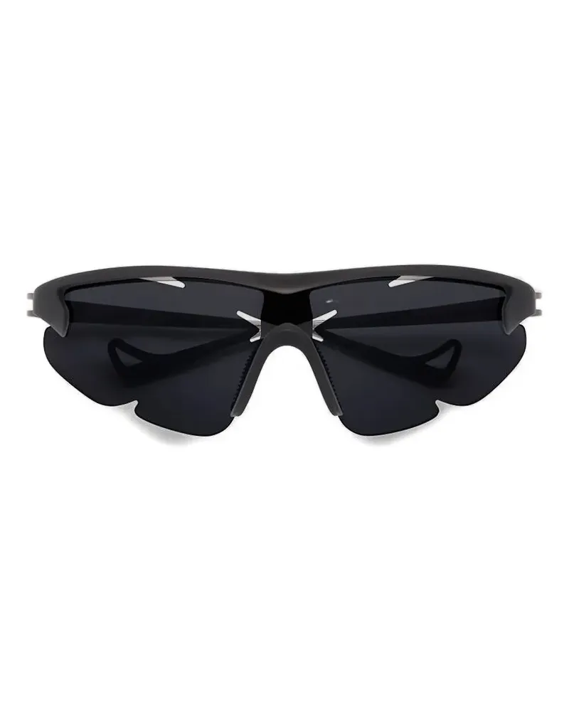 District Vision Junya Racer mirror sunglasses - Schwarz Schwarz