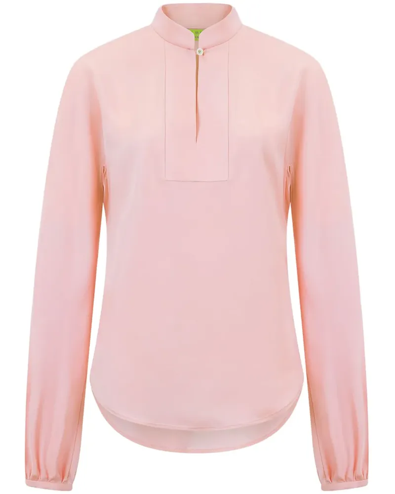 Shanghai Tang Tang Bluse aus Seide - Rosa Rosa