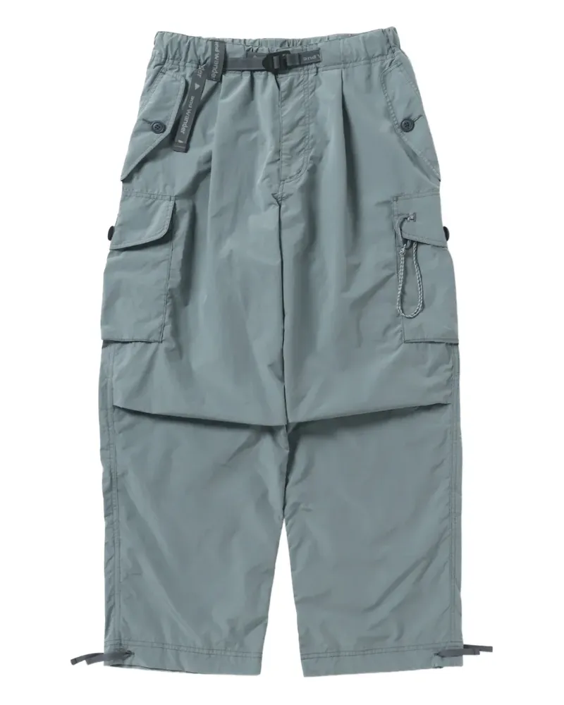 and wander Cargohose im Utility-Look - Blau Blau