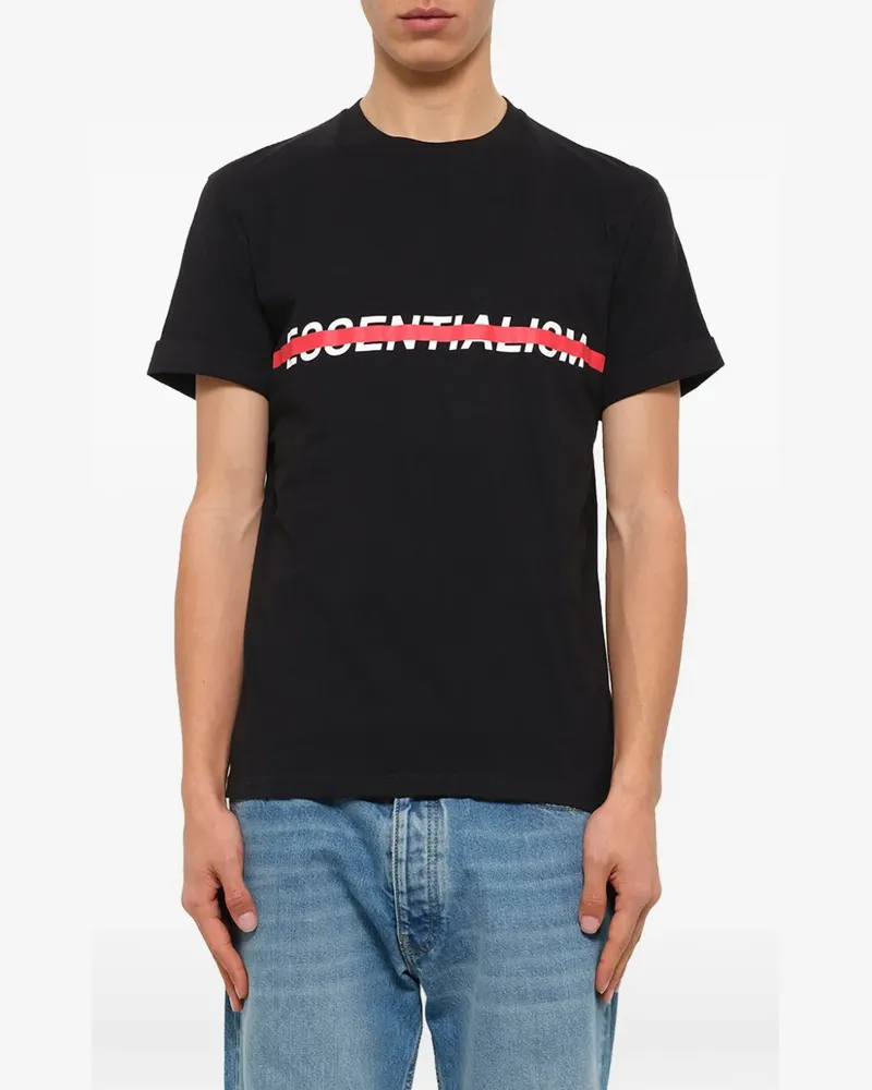 Neil Barrett T-Shirt mit Print - Schwarz Schwarz