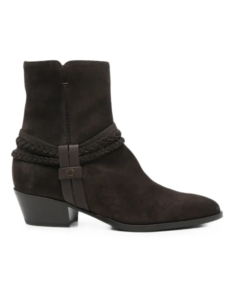 Truman's Shoes braided-strap ankle boots - Braun Braun