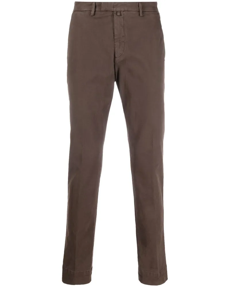 Briglia 1949 Halbhohe Tapered-Hose - Braun Braun