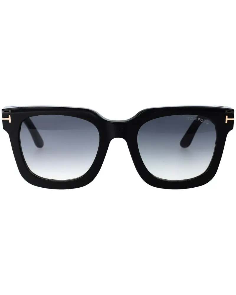 Tom Ford Eckige FT1115 Sonnenbrille - Schwarz Schwarz