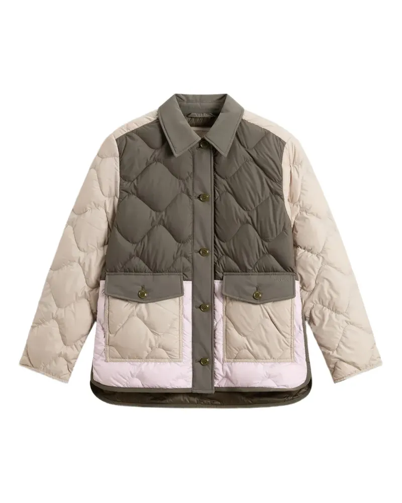 Woolrich Gesteppte Heritage Jacke mit Klappentaschen - Grün Grün