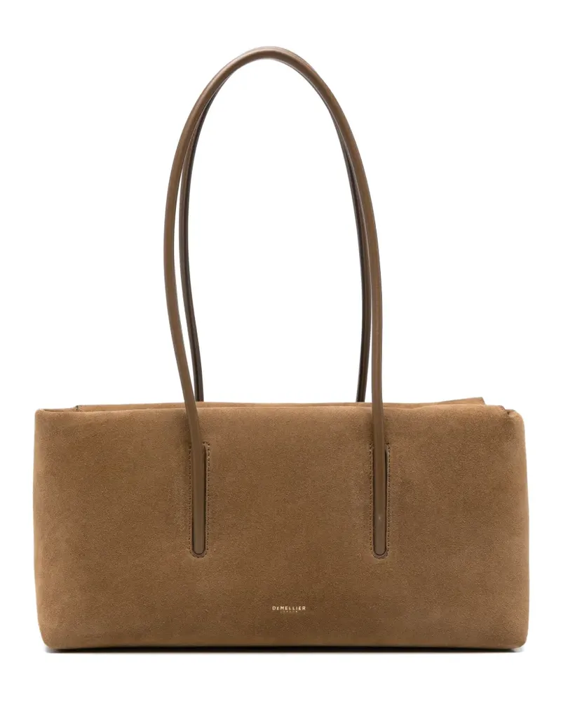 DeMELLIER Stockholm suede shoulder bag - Braun Braun