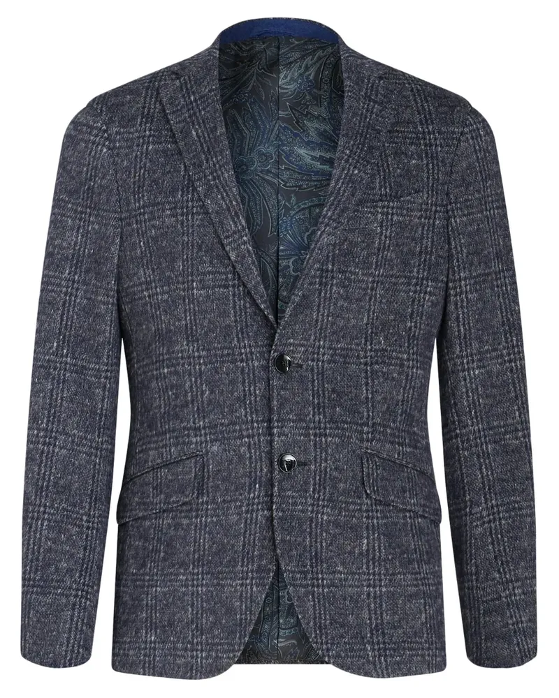 Etro Kariertes Sakko - Blau Blau
