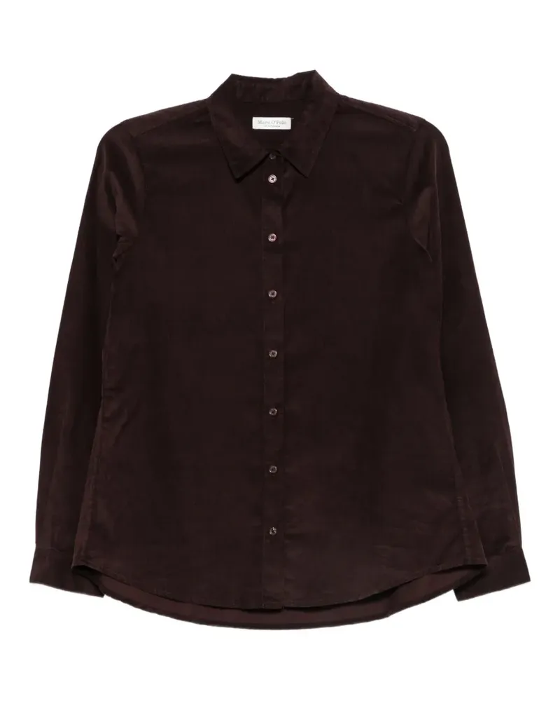 Marc O'Polo corduroy long-sleeve shirt - Rot Rot
