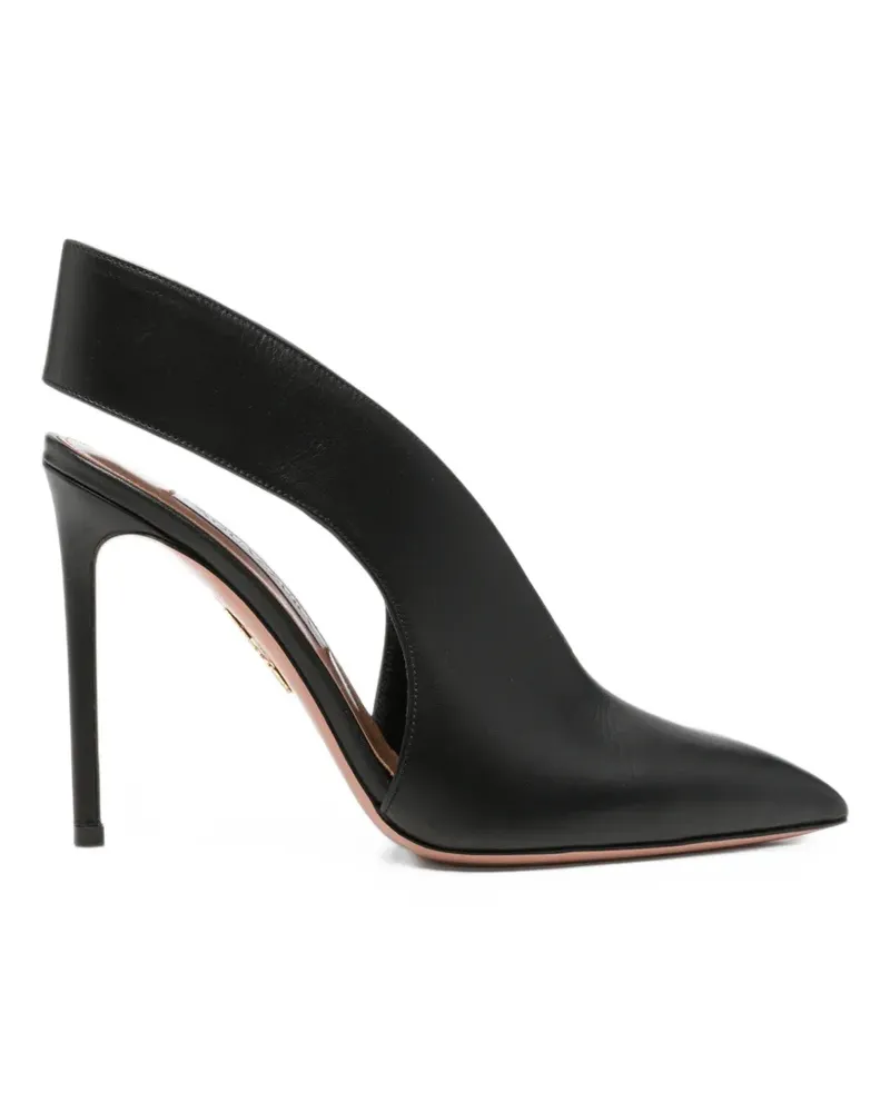 Aquazzura Spitze Slingback-Pumps - Schwarz Schwarz
