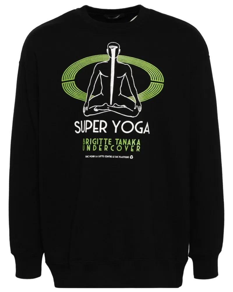 Undercover Sweatshirt mit grafischem Print - Schwarz Schwarz
