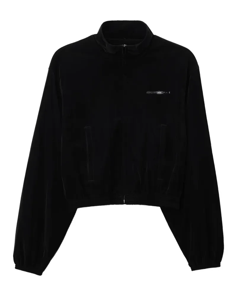 Alexander Wang Shrunken track jacket - Schwarz Schwarz