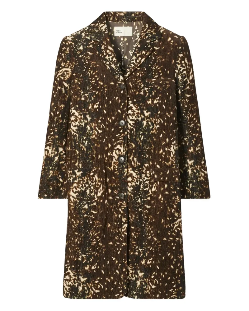 Tory Burch Mantel aus Samt - Braun Braun