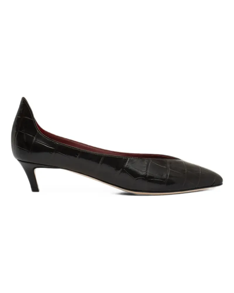 Magda Butrym Pumps mit Kroko-Optik - Braun Braun