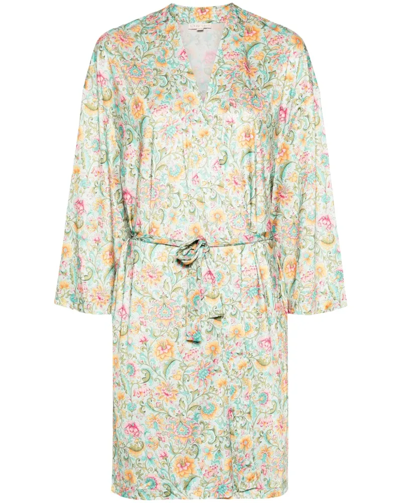 Louise Misha Yoki floral-print jersey top - Grün Grün