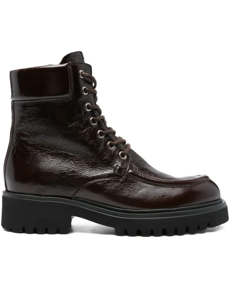 Guglielmo Rotta Winfield leather boots - Braun Braun