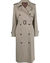 Totême Trenchcoat mit Hahnentrittmuster Braun