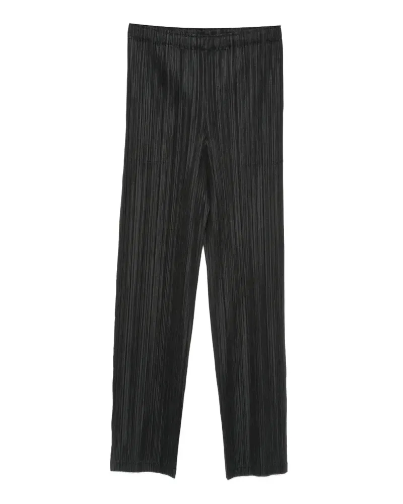 Issey Miyake pleated trousers - Schwarz Schwarz