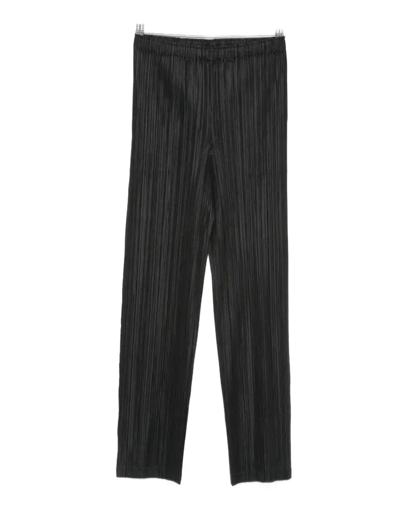 Issey Miyake pleated trousers - Schwarz Schwarz