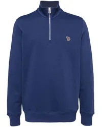 Paul Smith Sweatshirt mit Zebra-Logo Blau