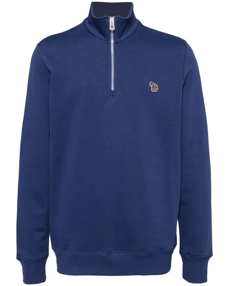 Paul Smith Sweatshirt mit Zebra-Logo - Blau Blau