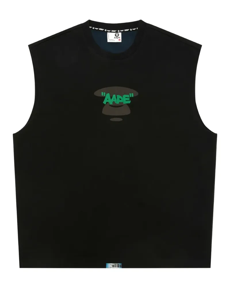 BAPE embroidered vest - Schwarz Schwarz