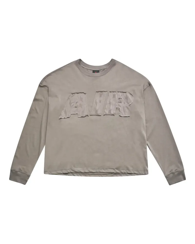 Jordan Klassisches Langarmshirt - Grau Grau