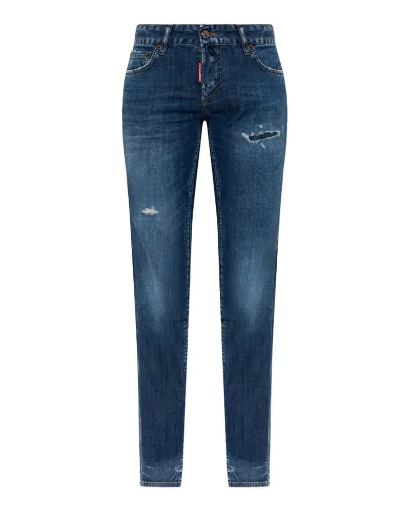 Dsquared2 Jenna distressed faded-effect jeans - Blau Blau