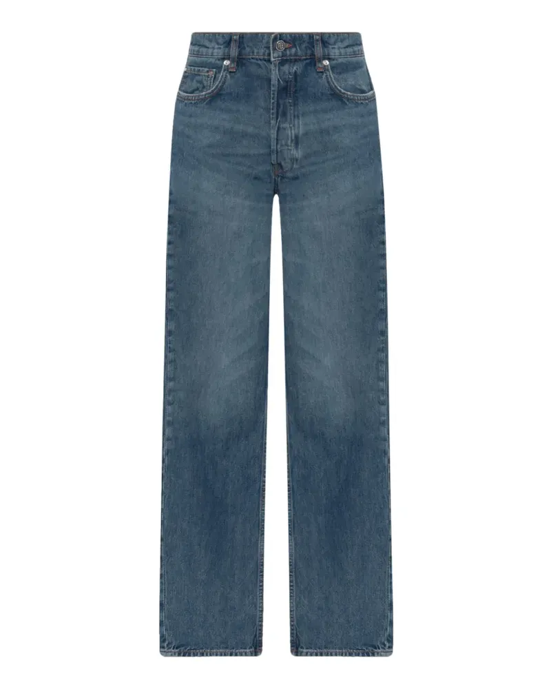 Anine Bing Bodhi Jeans mit geradem Bein - Blau Blau