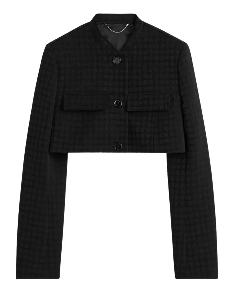 Totême Micro Blazer - Schwarz Schwarz