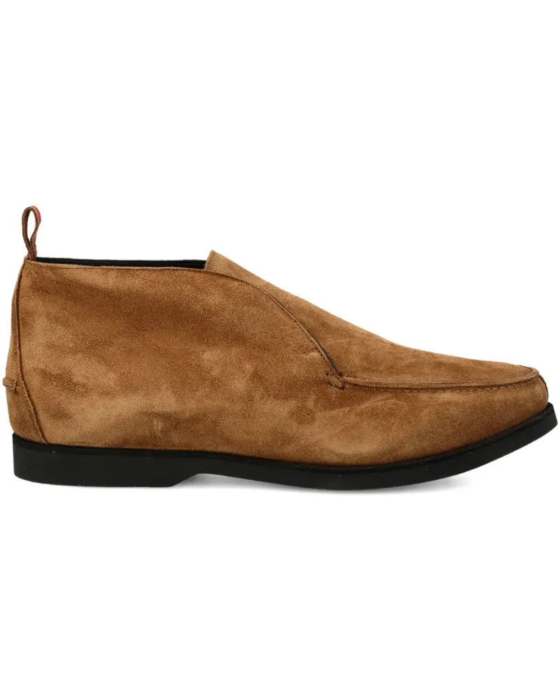 Kiton Stiefel aus Wildleder - Braun Braun