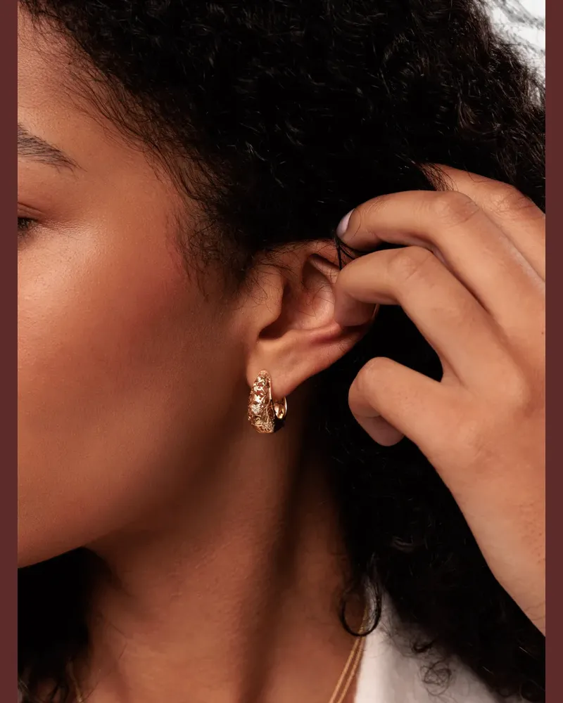 Sydney Evan 14kt Gold-Hängeohrringe mit Diamant Gold
