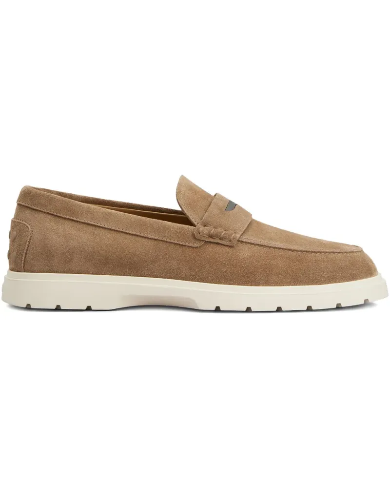 TOD'S Loafer aus Wildleder - Braun Braun