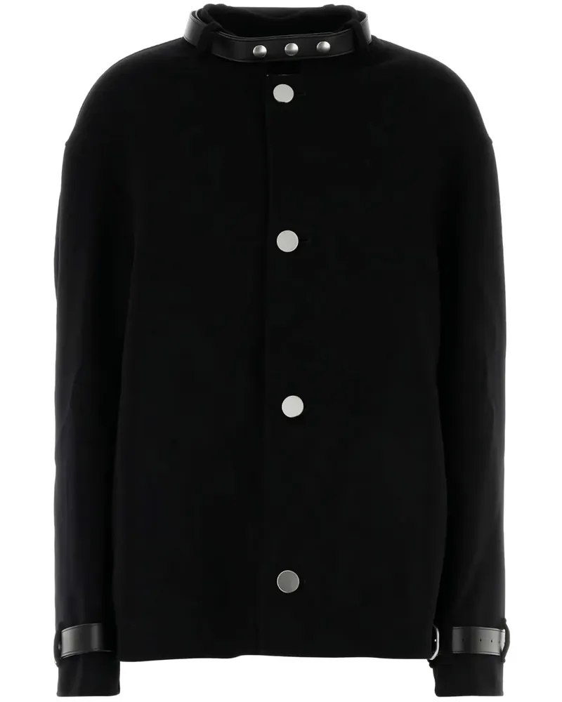 Jil Sander Kaschmirjacke mit Gürteldetail - Schwarz Schwarz