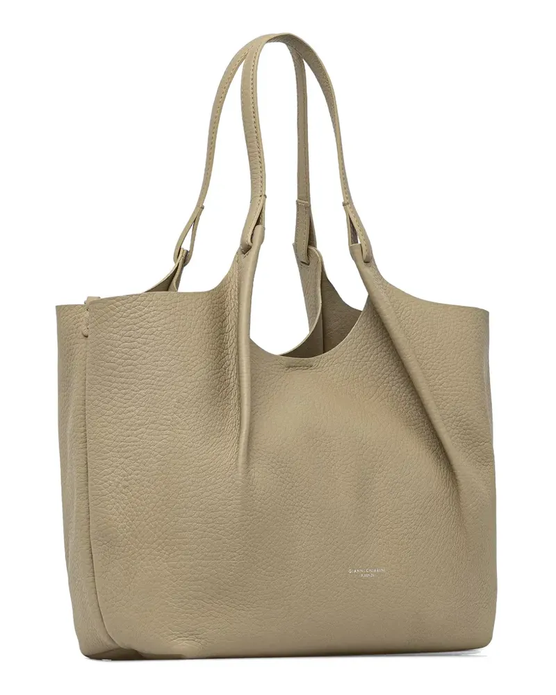 Gianni Chiarini Große Dua Schultertasche - Nude Nude