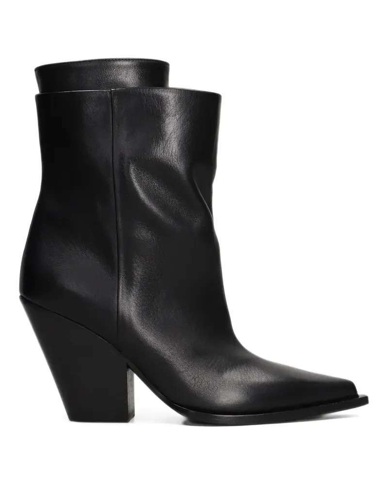 Elena Iachi Stiefel mit spitzer Kappe - Schwarz Schwarz