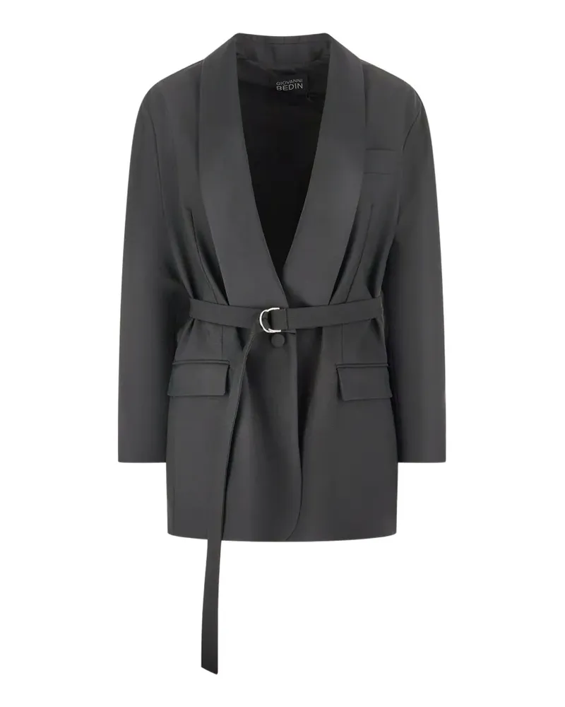 Giovanni Bedin Jacke mit Schalkragen - Grau Grau
