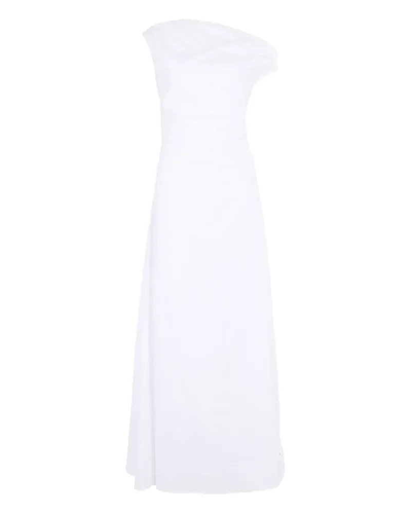STAUD Phare one-shoulder maxi dress - Weiß Weiß