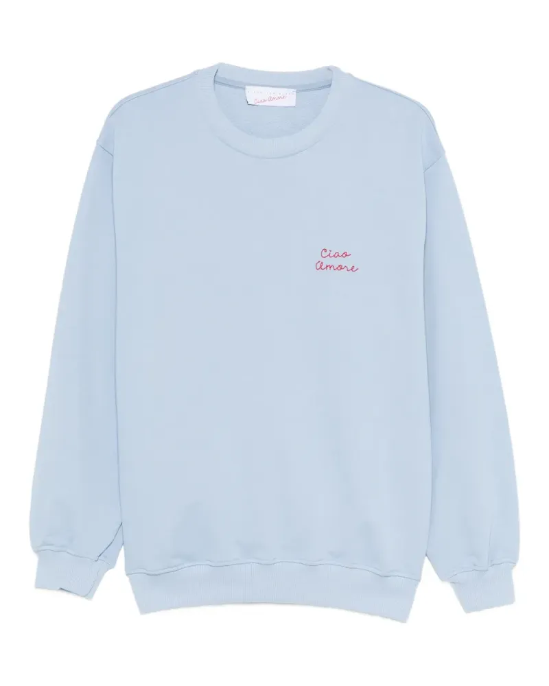 Giada Benincasa embroidered sweatshirt - Blau Blau