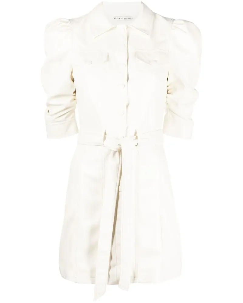 Alice + Olivia Magali Hemdkleid - Nude Nude