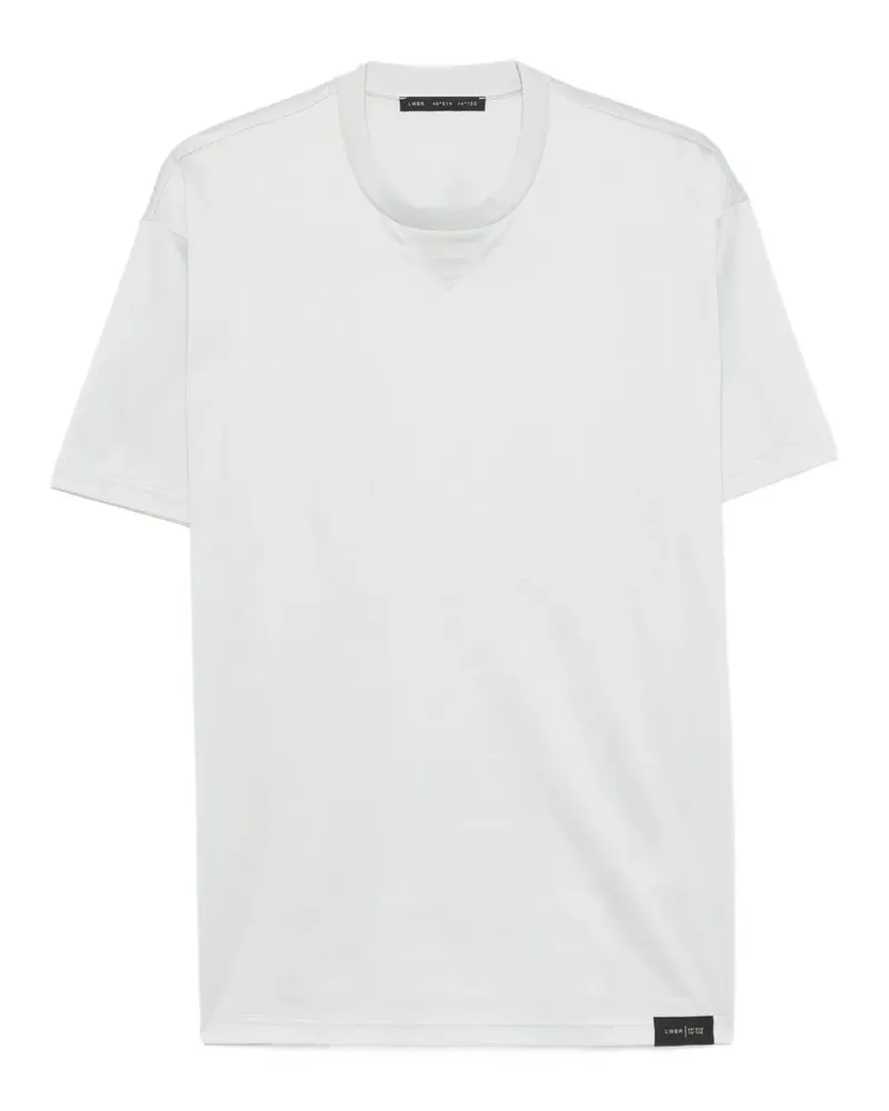Low Brand T-Shirt mit rundem Ausschnitt - Blau Blau