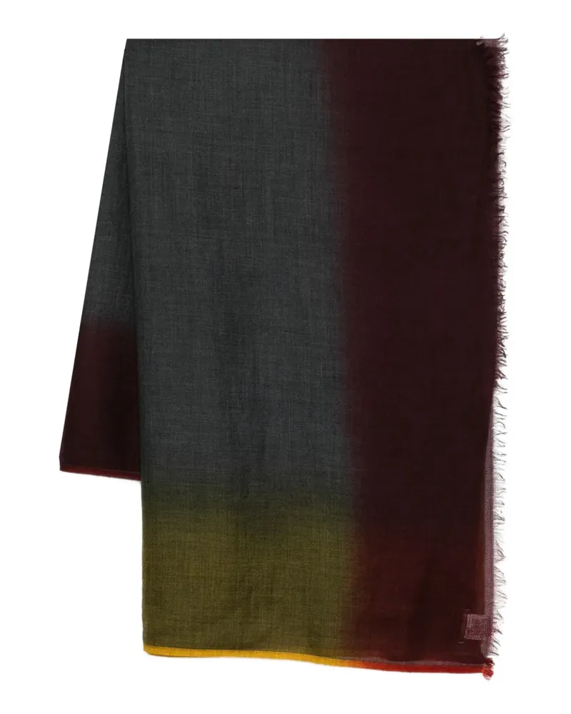 Faliero Sarti Schal mit Ombré-Effekt - Grau Grau