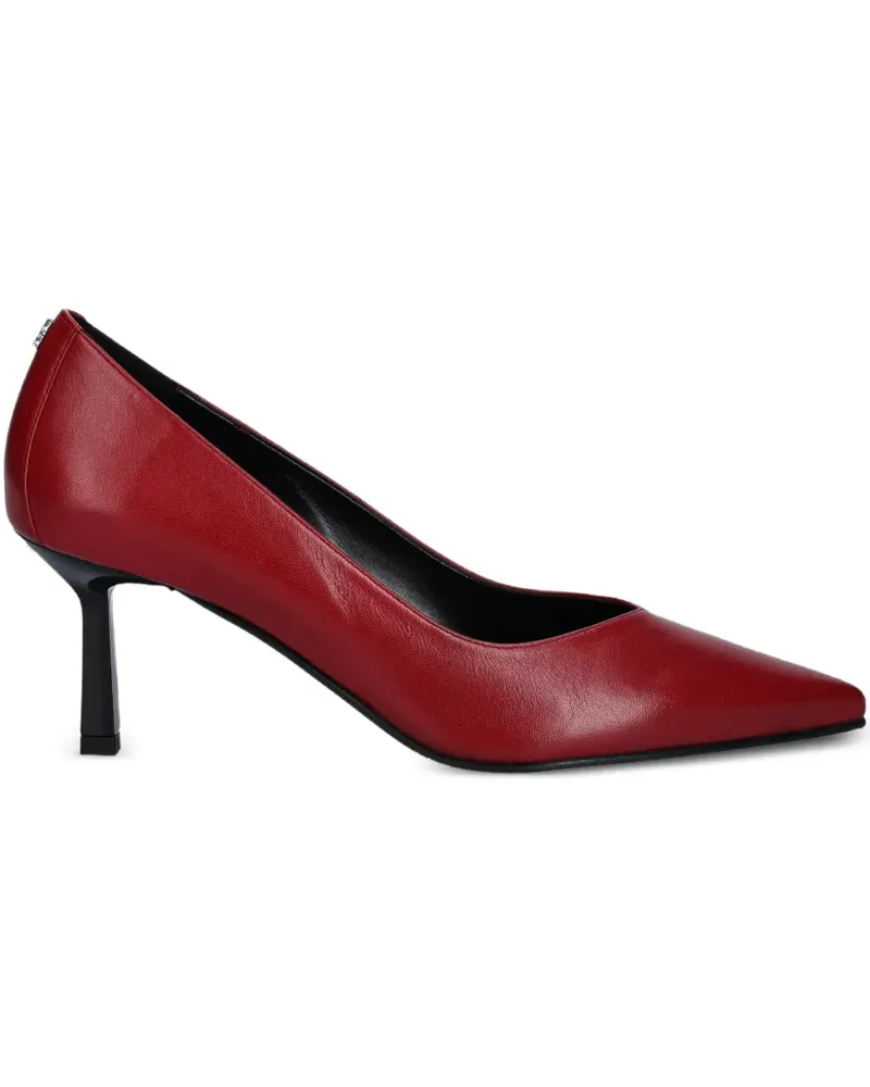 HUGO BOSS 75mm pointed-toe heel pumps - Rot Rot