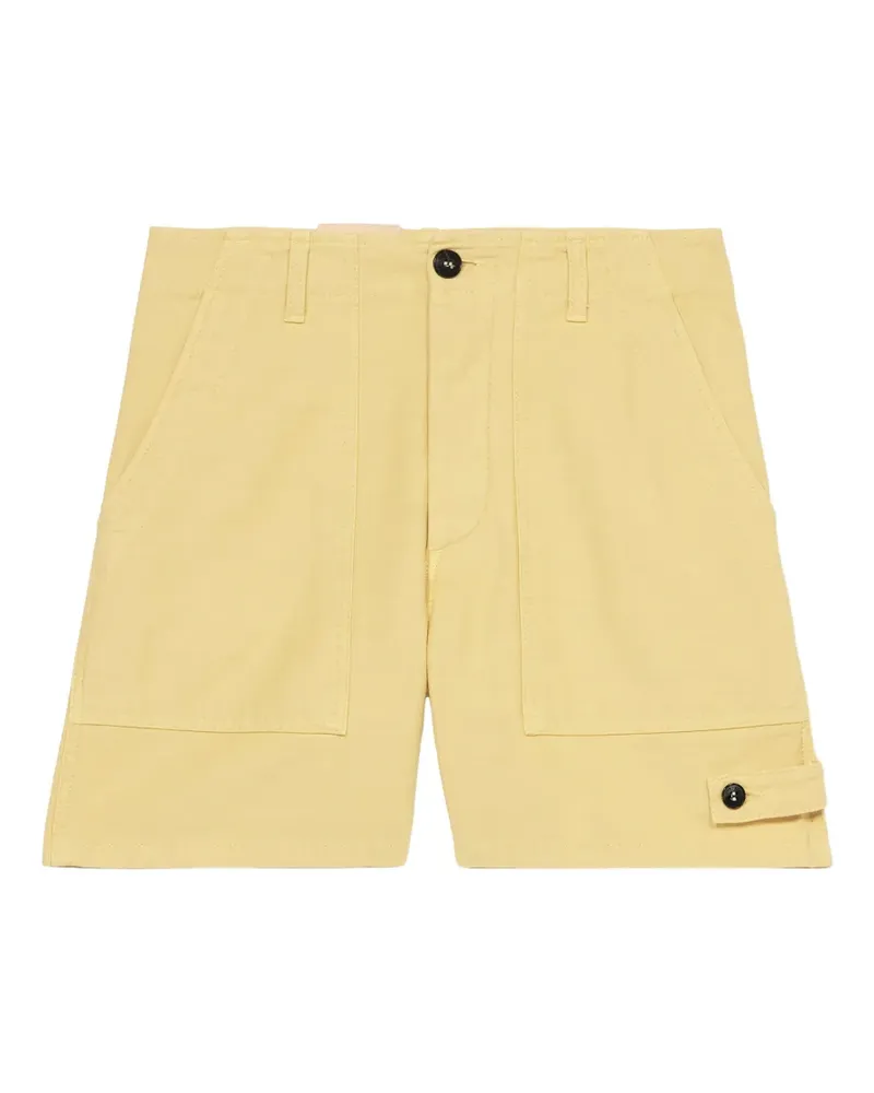 Fortela button pocket shorts - Gelb Gelb