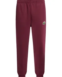 Lacoste Jogginghose aus Bio-Baumwolle Rot