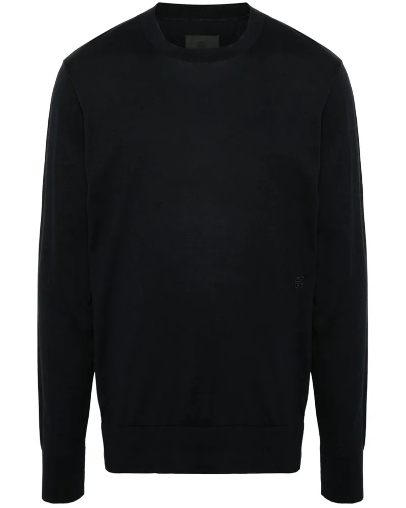 Givenchy Fein gestrickter Pullover - Blau Blau
