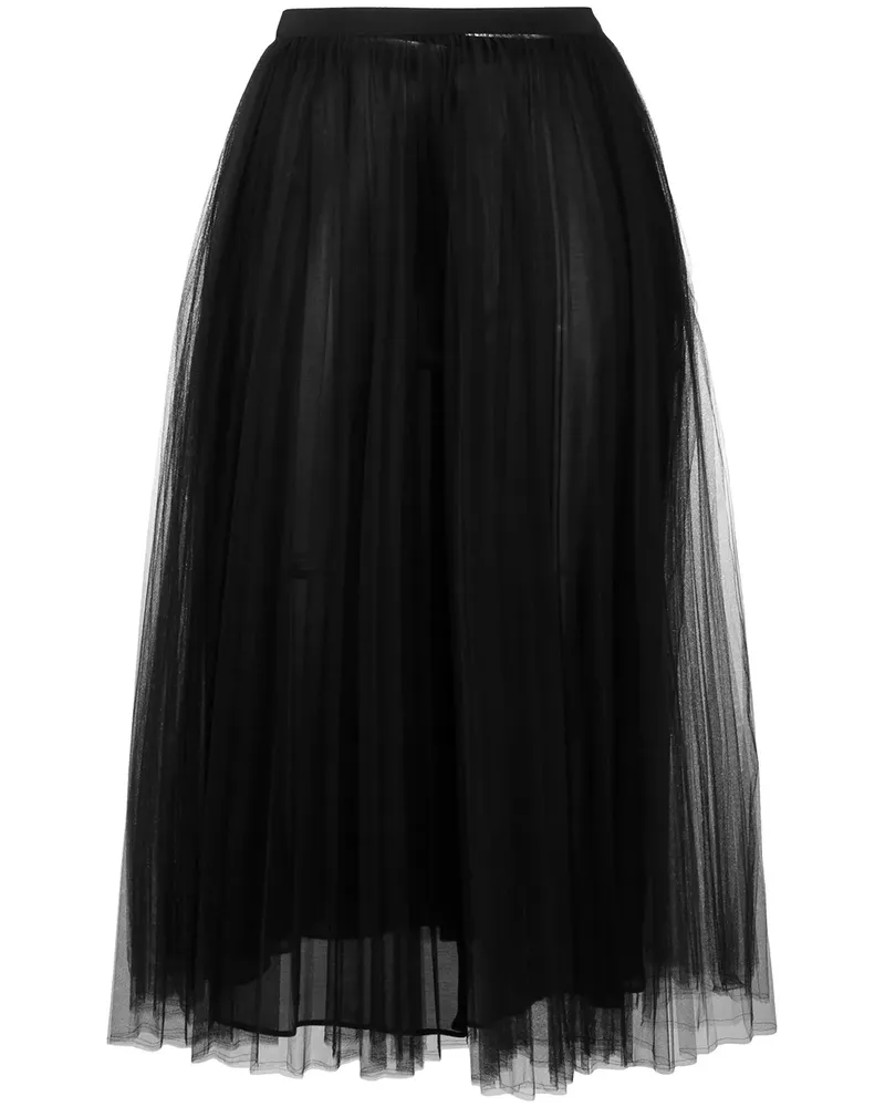 Valentino Garavani Tüllrock in A-Linie - Schwarz Schwarz