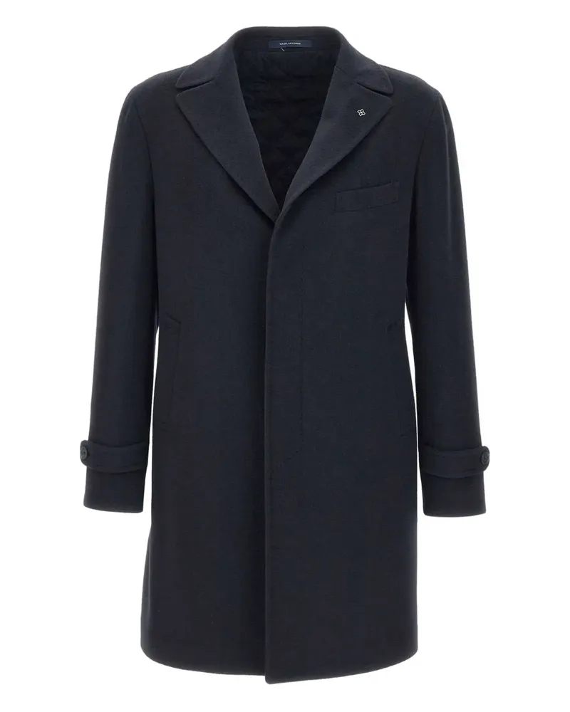 Tagliatore Einreihiger Mantel aus Kaschmir - Blau Blau