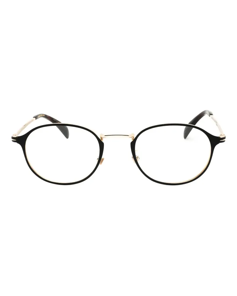 EYEWEAR by DAVID BECKHAM Brille mit rundem Gestell - Schwarz Schwarz