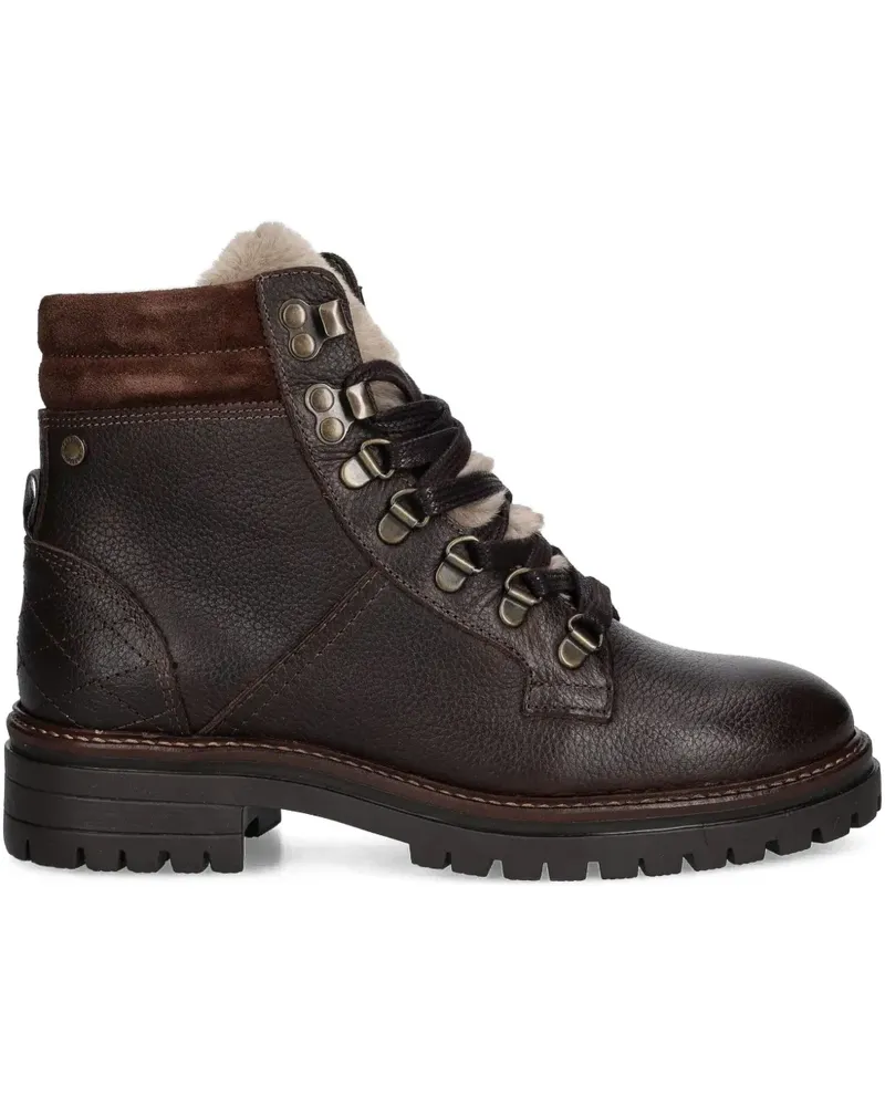 Barbour Schnürstiefel mit Profilsohle - Braun Braun