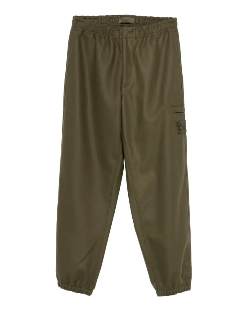 Stone Island Jogginghose mit Logo-Patch - Grün Grün